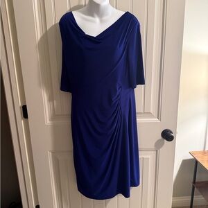 Anne Klein Royal Blue Midi Dress